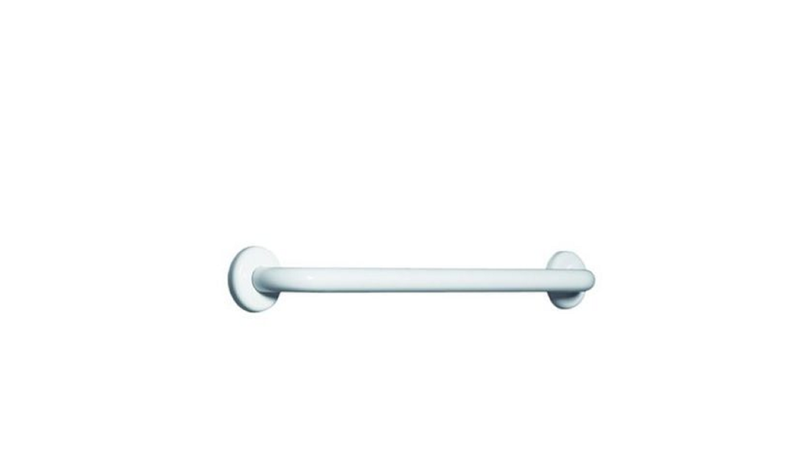 CORRIMANO LINEARE IN ACCIAIO INOX LACCATO BIANCO