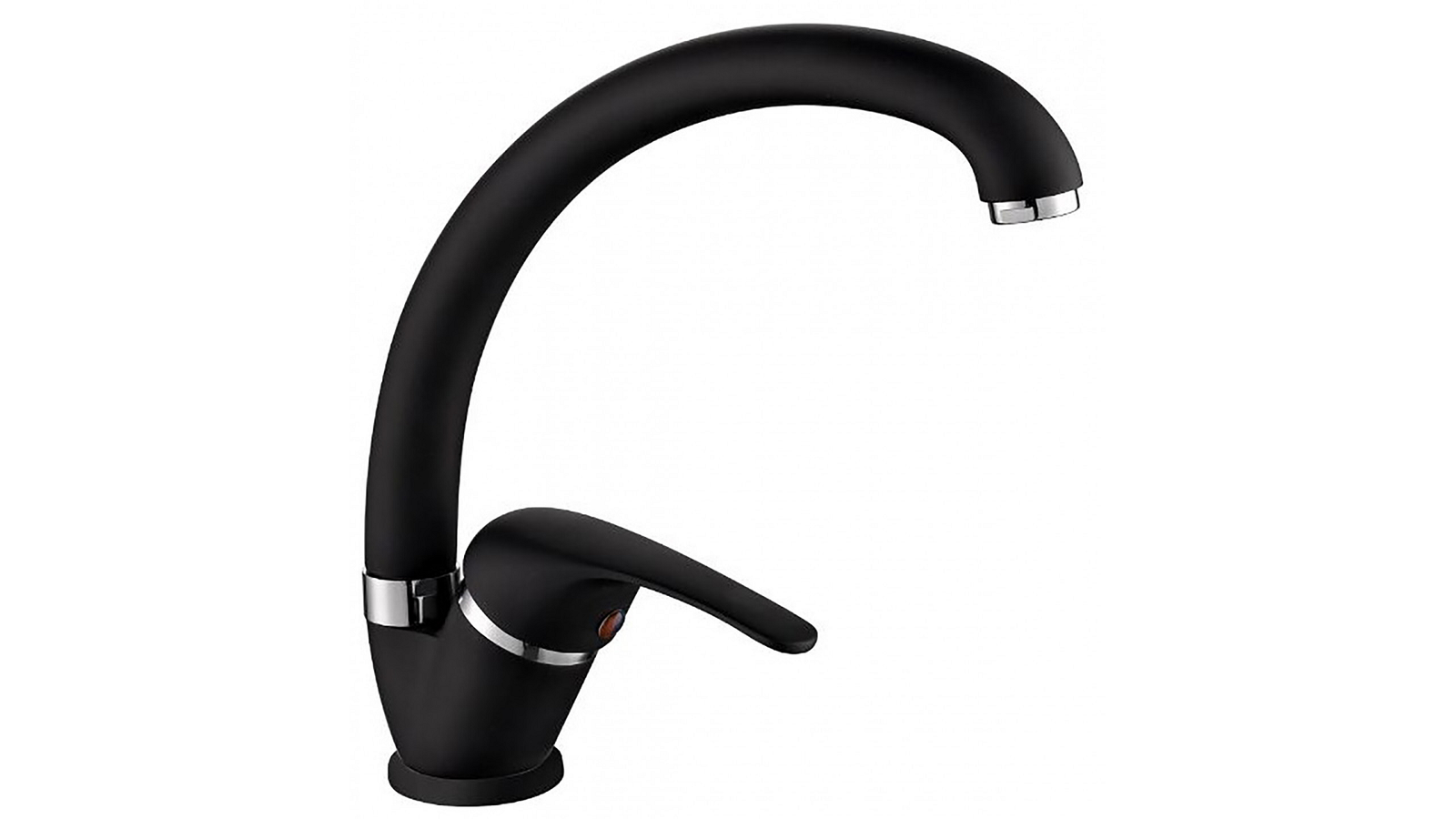 GoPlast Sei Single-Lever Kitchen Sink Mixer Tap in Matt Black