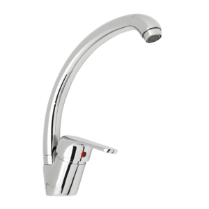 MISCELATORE MONOCOMANDO LAVELLO CUCINA MONOFORO CANNA ALTA INES