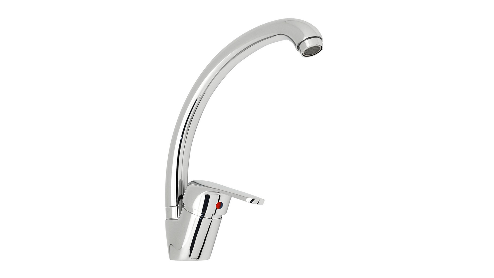 MISCELATORE MONOCOMANDO LAVELLO CUCINA MONOFORO CANNA ALTA INES
