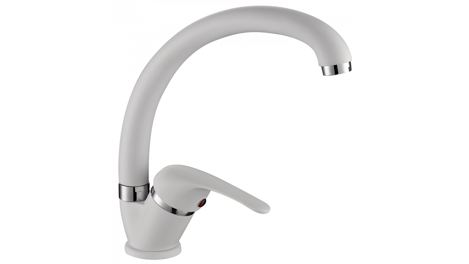 Miscelatore Lavello Cucina GoPlast Sei Monocomando Bianco Opaco