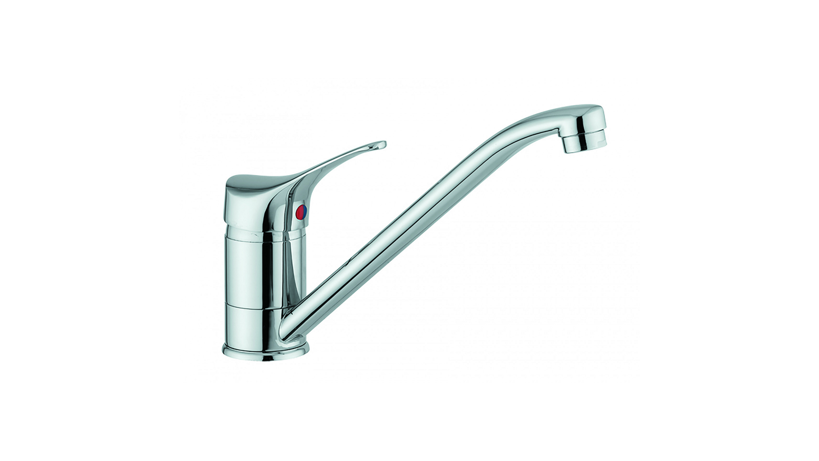 Miscelatore Lavello Cucina GoPlast Serie Sei con Canna Girevole Cromato