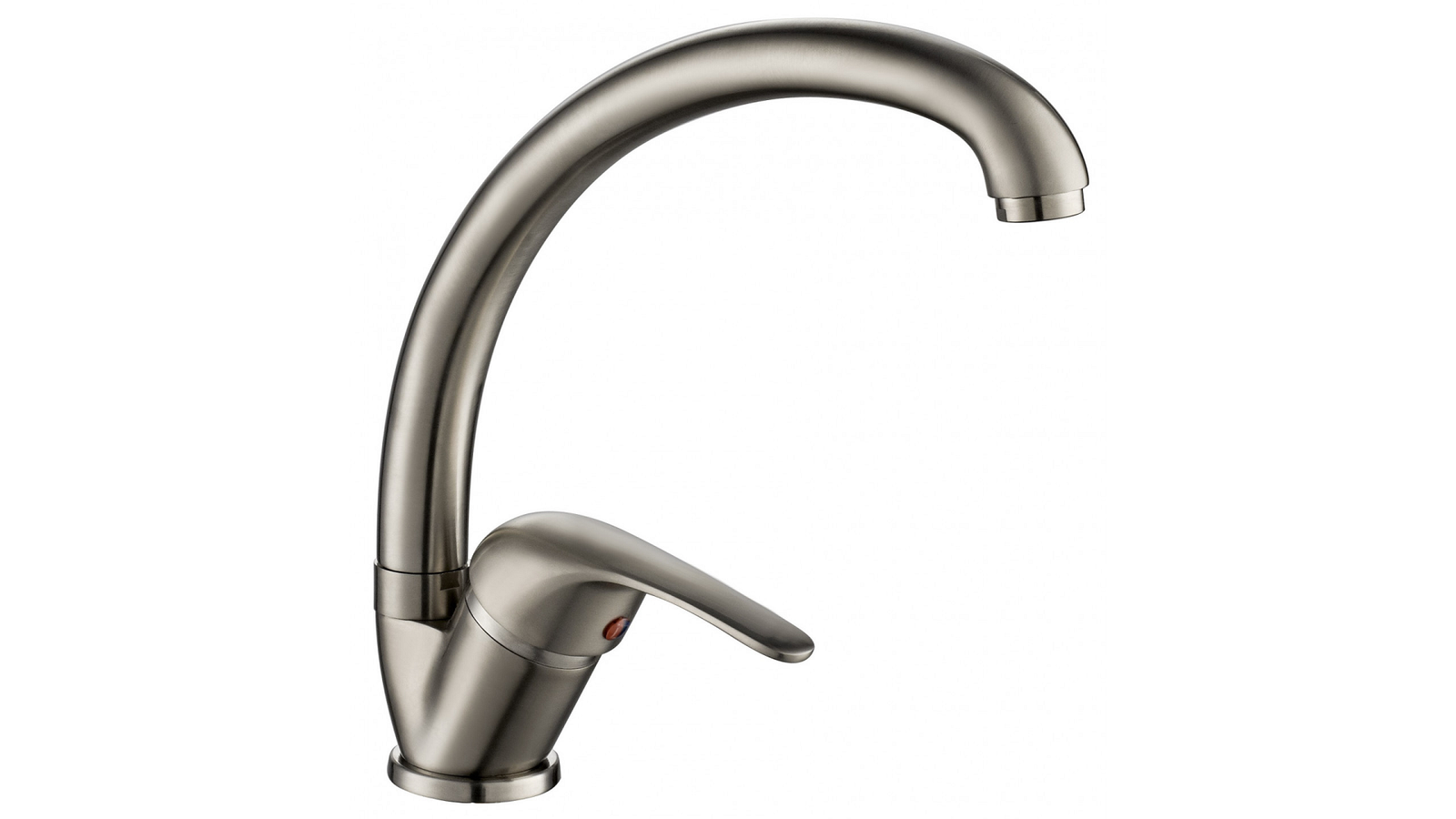 Miscelatore Lavello Cucina GoPlast Sei Monocomando Finitura Satinato / Acciaio Spazzolato
