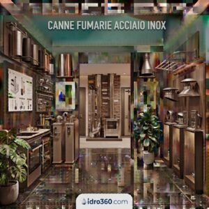 Canne fumarie Acciaio Inox